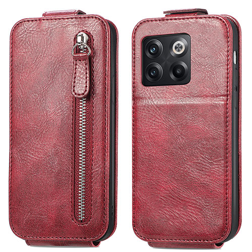 Leather Case Flip Cover Vertical for OnePlus Ace Pro 5G Red