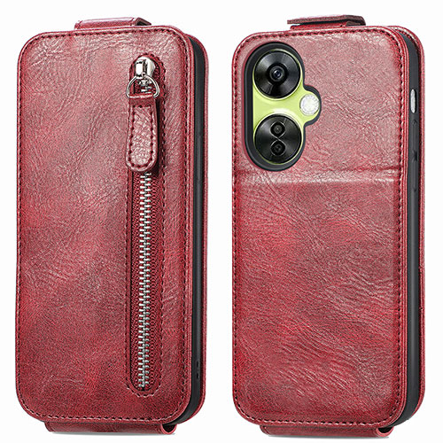 Leather Case Flip Cover Vertical for OnePlus Nord N30 5G Red