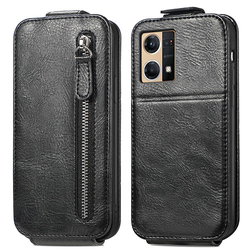 Leather Case Flip Cover Vertical for Oppo F21s Pro 4G Black