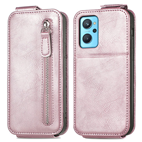 Leather Case Flip Cover Vertical for Oppo K10 4G Rose Gold