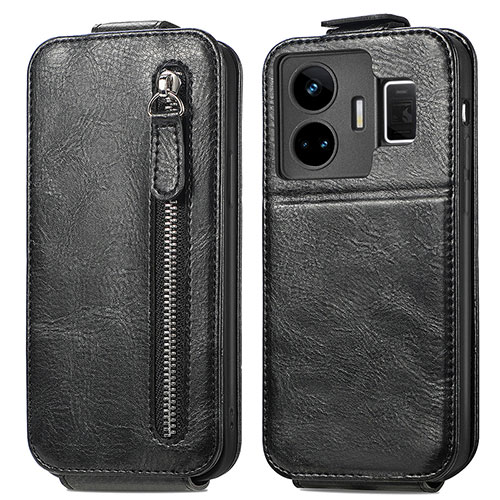 Leather Case Flip Cover Vertical for Realme GT Neo5 240W 5G Black