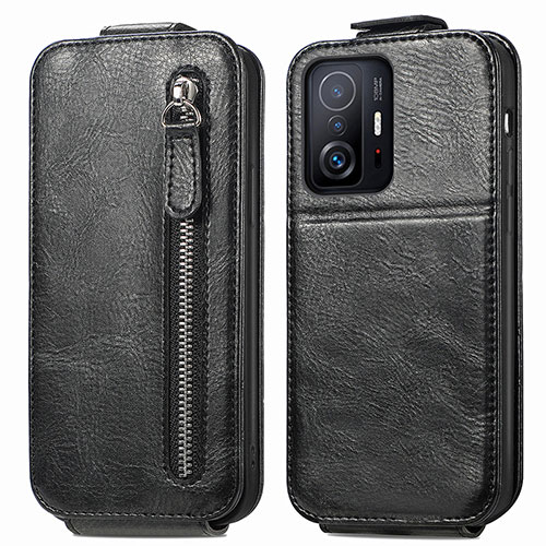 Leather Case Flip Cover Vertical for Xiaomi Mi 11T 5G Black