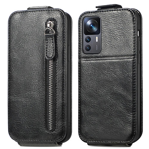 Leather Case Flip Cover Vertical for Xiaomi Mi 12T 5G Black