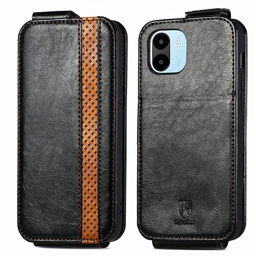 Leather Case Flip Cover Vertical for Xiaomi Poco C51 Black