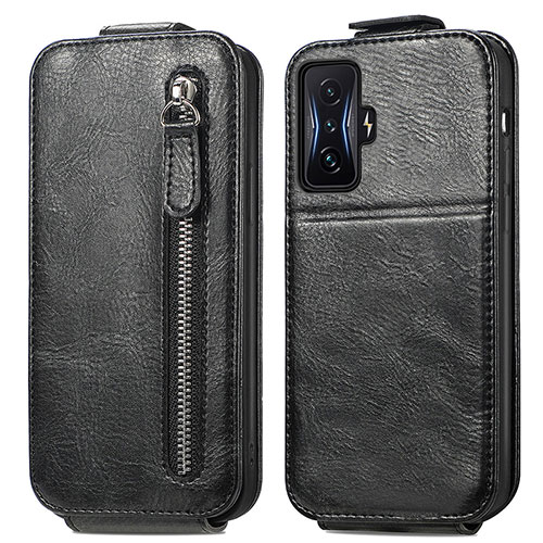 Leather Case Flip Cover Vertical for Xiaomi Poco F4 GT 5G Black