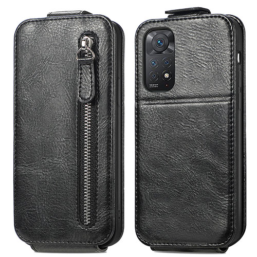 Leather Case Flip Cover Vertical for Xiaomi Redmi Note 12 Pro 4G Black