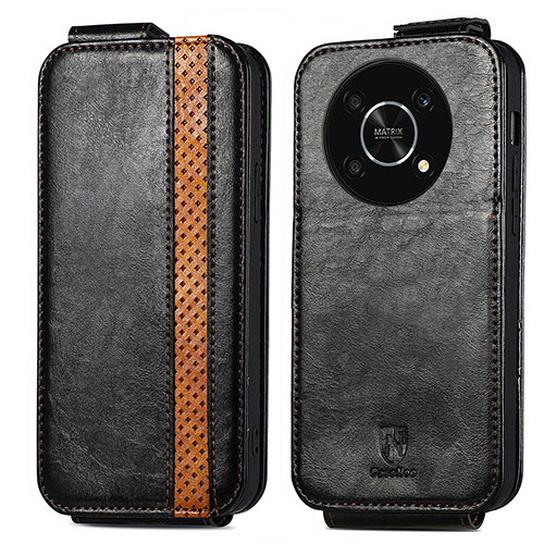 Leather Case Flip Cover Vertical S01D for Huawei Nova Y90 Black