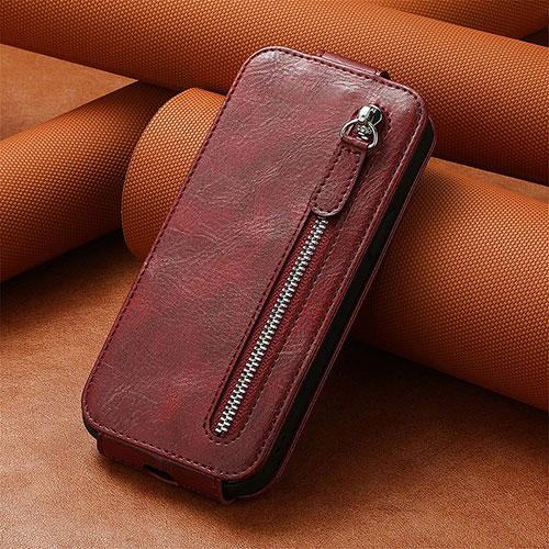 Leather Case Flip Cover Vertical S01D for Xiaomi Redmi Note 11 Pro 5G Red