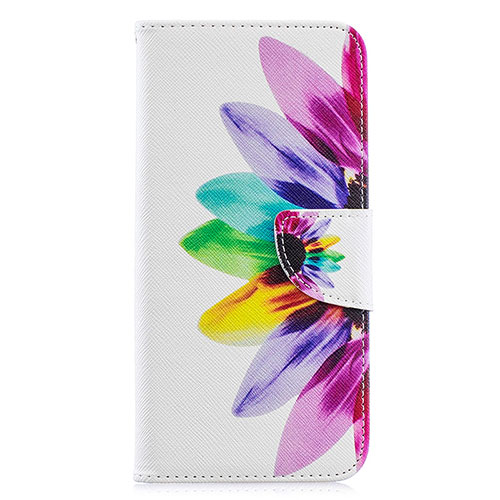 Leather Case Stands Fashionable Pattern Flip Cover Holder B01F for Samsung Galaxy A20 Mixed