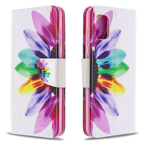 Leather Case Stands Fashionable Pattern Flip Cover Holder B01F for Samsung Galaxy A31 Mixed