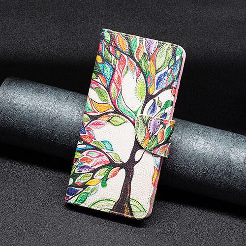 Leather Case Stands Fashionable Pattern Flip Cover Holder B01F for Xiaomi Mi 13 Pro 5G Green