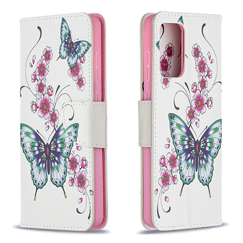 Leather Case Stands Fashionable Pattern Flip Cover Holder B03F for Samsung Galaxy A72 4G Colorful