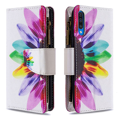 Leather Case Stands Fashionable Pattern Flip Cover Holder B04F for Samsung Galaxy A30S Mixed