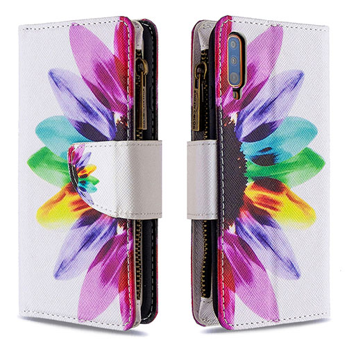 Leather Case Stands Fashionable Pattern Flip Cover Holder B04F for Samsung Galaxy A70S Mixed