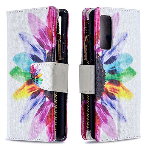 Leather Case Stands Fashionable Pattern Flip Cover Holder B04F for Samsung Galaxy S20 FE 5G Mixed