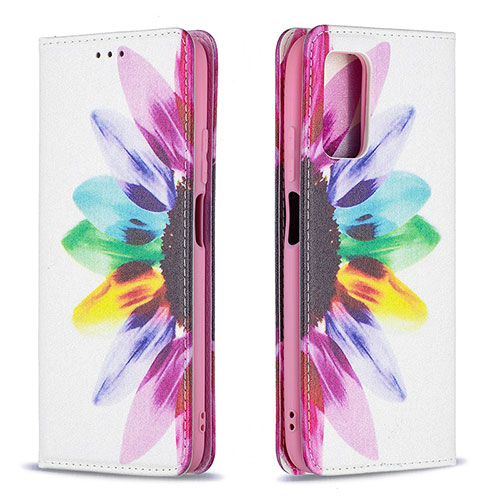 Leather Case Stands Fashionable Pattern Flip Cover Holder B05F for Xiaomi Poco M3 Mixed