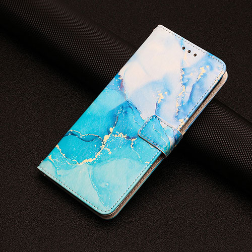 Leather Case Stands Fashionable Pattern Flip Cover Holder Y01X for Xiaomi Mi 13 Pro 5G Blue