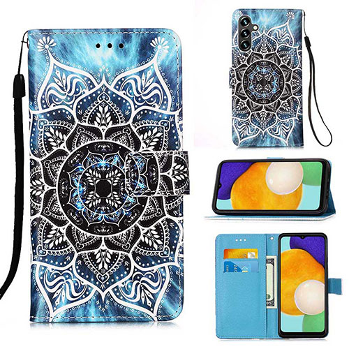 Leather Case Stands Fashionable Pattern Flip Cover Holder Y02B for Samsung Galaxy A13 5G Mixed