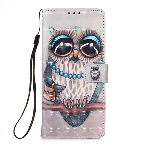 Leather Case Stands Fashionable Pattern Flip Cover Holder Y03B for Xiaomi Redmi Note 10 4G Mixed