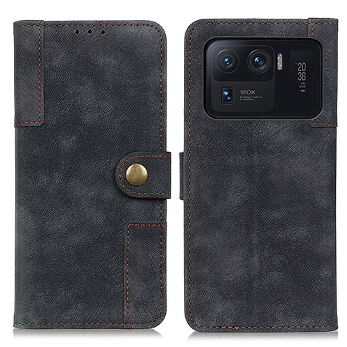 Leather Case Stands Flip Cover A07D Holder for Xiaomi Mi 11 Ultra 5G Black