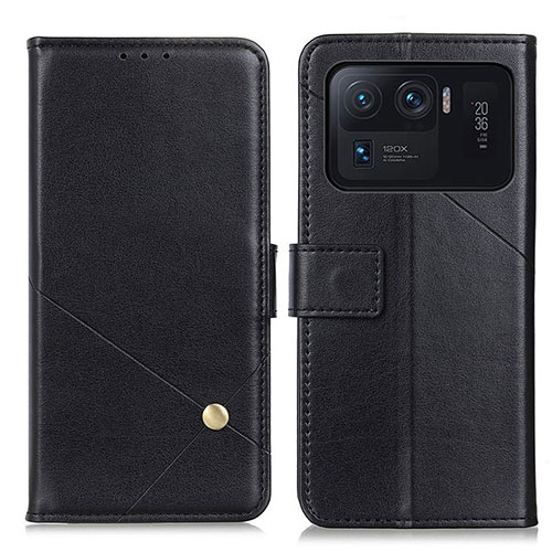 Leather Case Stands Flip Cover D04Y Holder for Xiaomi Mi 11 Ultra 5G Black