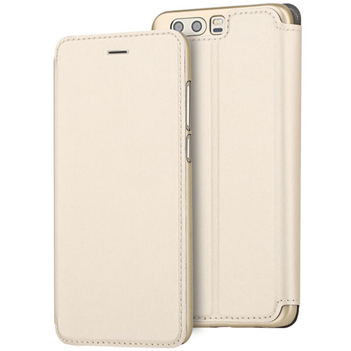 Leather Case Stands Flip Cover for Huawei Honor 9 Gold