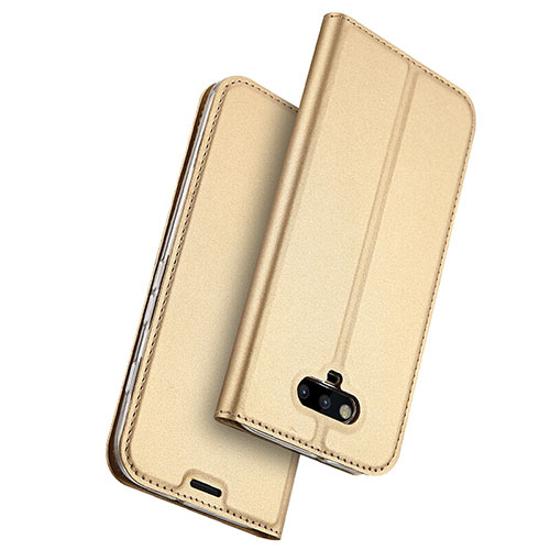 Leather Case Stands Flip Cover for Huawei Honor Magic Gold