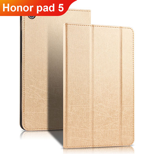 Leather Case Stands Flip Cover for Huawei Honor Pad 5 8.0 Gold