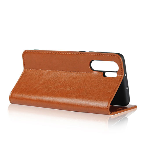 Leather Case Stands Flip Cover for Huawei P30 Pro New Edition Orange