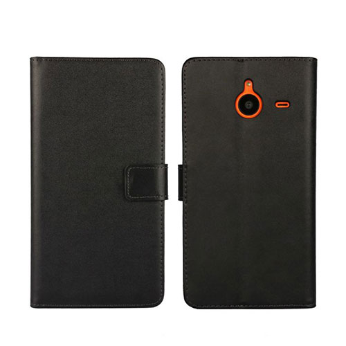 Leather Case Stands Flip Cover for Microsoft Lumia 640 XL Lte Black