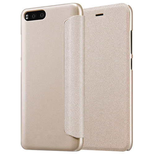 Leather Case Stands Flip Cover for Xiaomi Mi 6 Gold