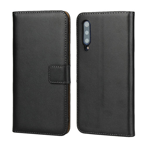 Leather Case Stands Flip Cover for Xiaomi Mi 9 Pro 5G Black