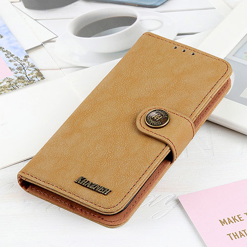 Leather Case Stands Flip Cover Holder A01D for OnePlus 9 Pro 5G Gold