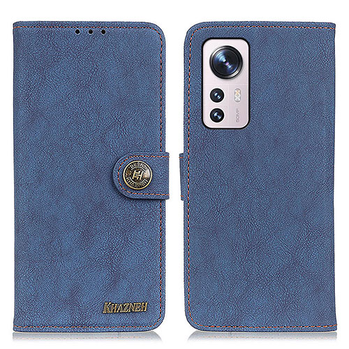 Leather Case Stands Flip Cover Holder A01D for Xiaomi Mi 12S Pro 5G Blue