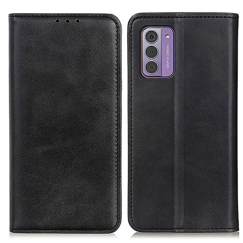 Leather Case Stands Flip Cover Holder A02D for Nokia G310 5G Black