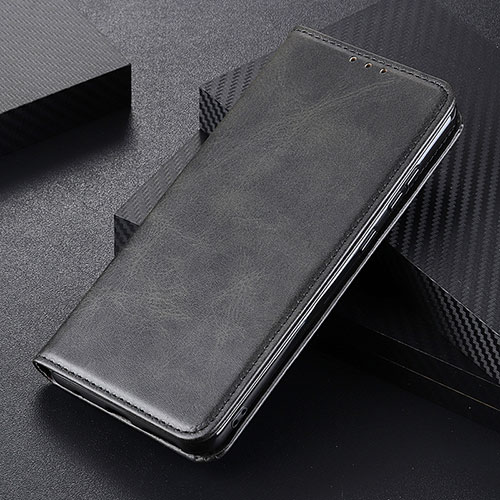 Leather Case Stands Flip Cover Holder A02D for OnePlus 9 5G Black