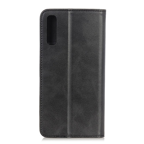 Leather Case Stands Flip Cover Holder A02D for Samsung Galaxy A02 Black