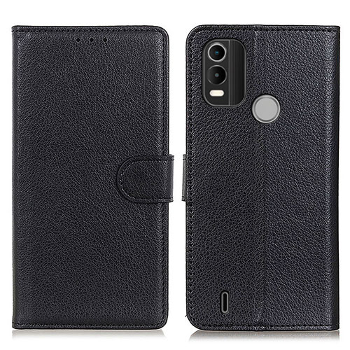 Leather Case Stands Flip Cover Holder A03D for Nokia G11 Plus Black