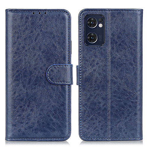 Leather Case Stands Flip Cover Holder A04D for OnePlus Nord CE 2 5G Blue