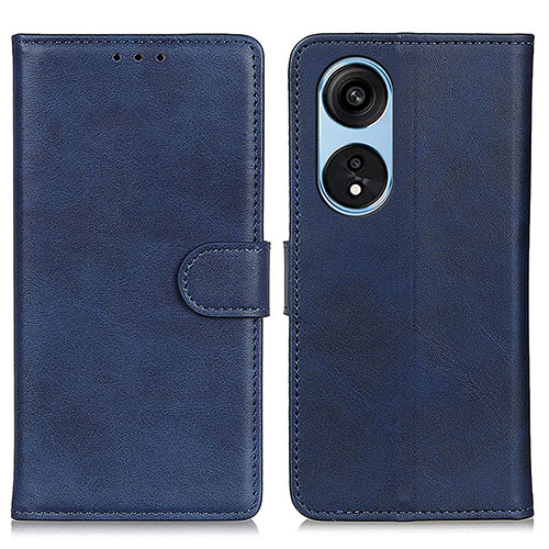 Leather Case Stands Flip Cover Holder A05D for Huawei Honor X5 Plus Blue