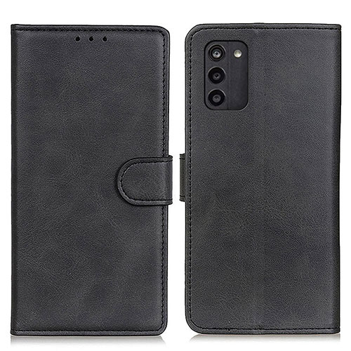 Leather Case Stands Flip Cover Holder A05D for Nokia G100 Black