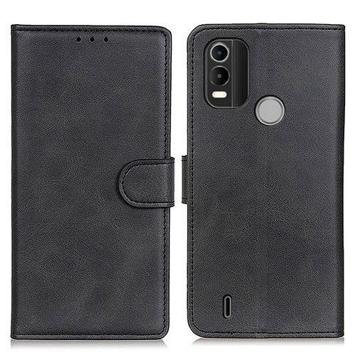 Leather Case Stands Flip Cover Holder A05D for Nokia G11 Plus Black