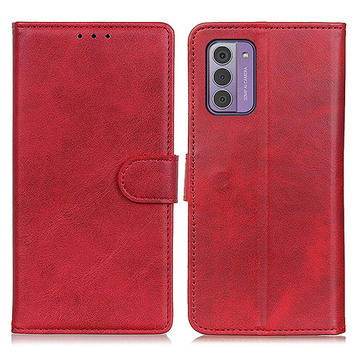 Leather Case Stands Flip Cover Holder A05D for Nokia G310 5G Red