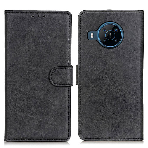 Leather Case Stands Flip Cover Holder A05D for Nokia X100 5G Black