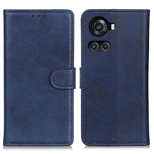 Leather Case Stands Flip Cover Holder A05D for OnePlus Ace 5G Blue