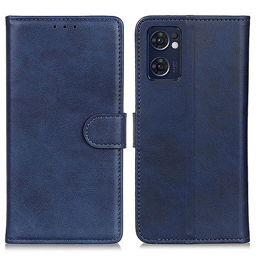 Leather Case Stands Flip Cover Holder A05D for OnePlus Nord CE 2 5G Blue