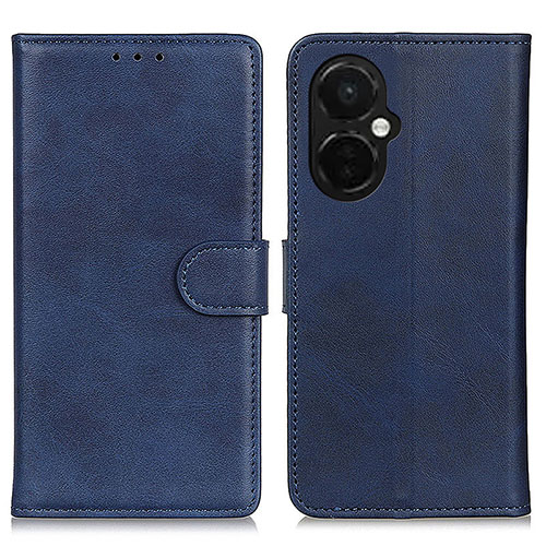 Leather Case Stands Flip Cover Holder A05D for OnePlus Nord CE 3 Lite 5G Blue