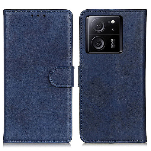 Leather Case Stands Flip Cover Holder A05D for Xiaomi Mi 13T 5G Blue