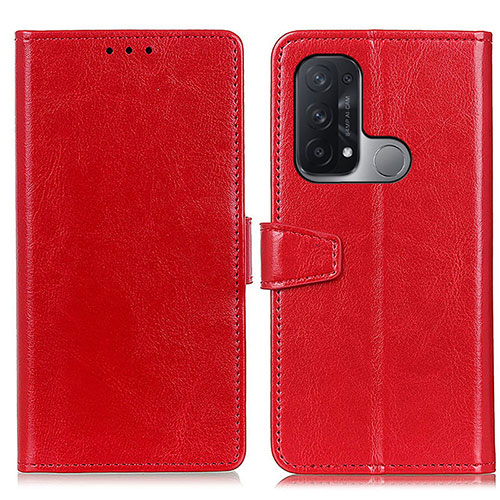 Leather Case Stands Flip Cover Holder A06D for Oppo Reno5 A Red