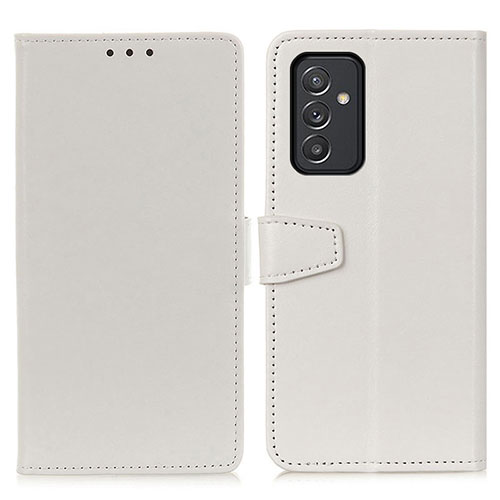 Leather Case Stands Flip Cover Holder A06D for Samsung Galaxy A25 5G White